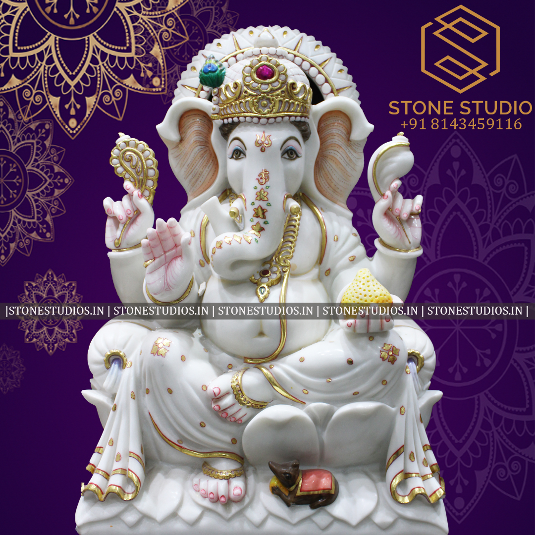 Lord Ganesh Marble Statue