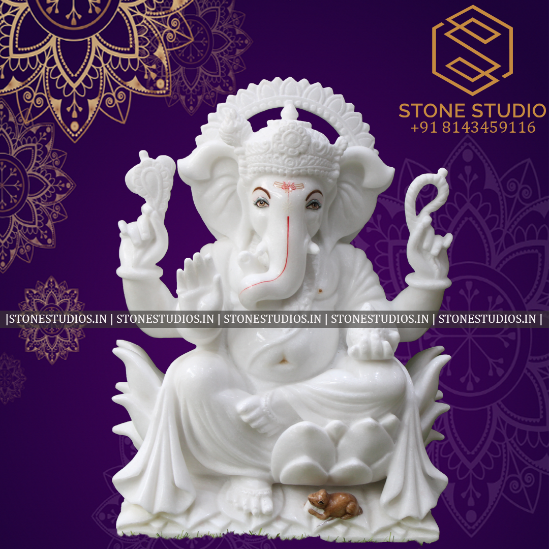 Lord Ganesh Marble Statue