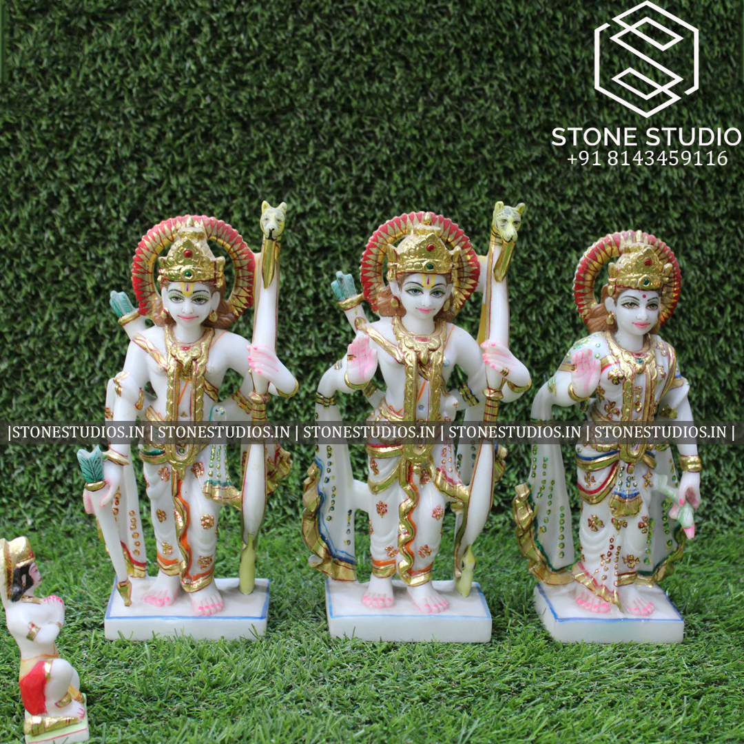 Ram parivar Marble Statue